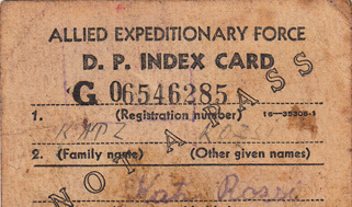 Katz Roza hazautazási engedely