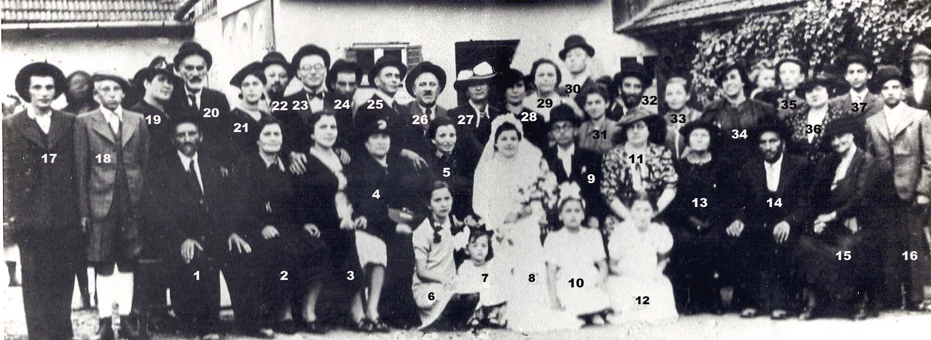 Fried Adolf Abraham and Wertheimer Erzsebet Wedding.